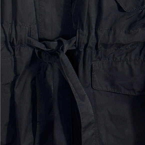 Talbots black jacket/windbreaker, size M, fully lined, snap closures, spring - Picture 3 of 14